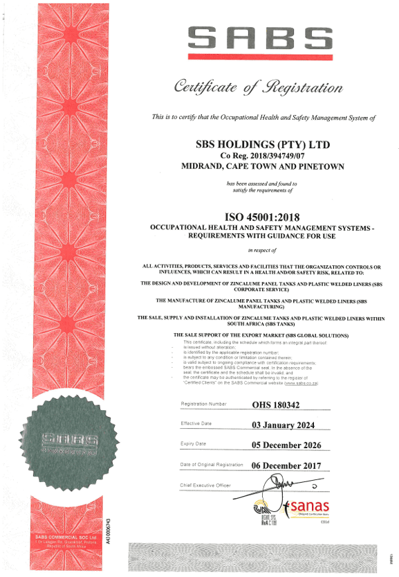 SBS-Group-ISO 45001 CertificateThe SBS Group
