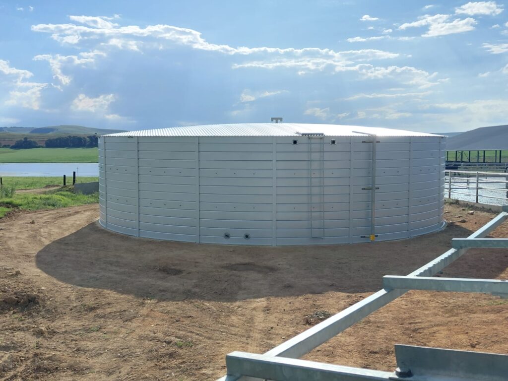 SBS Lite modular steel tank for agricultural water storage
